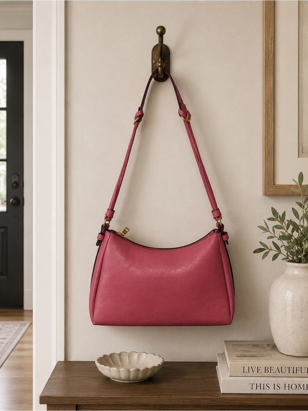 Simply Noelle Coral Pink Shoulder Bag